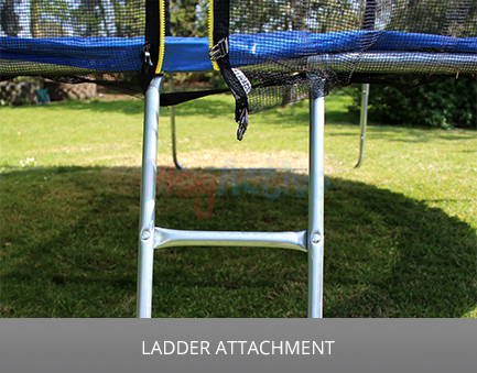 Rain Cover Ladder PlayActive 10ft Trampoline With FREE Safety Net Enclosure Shoe Bag 